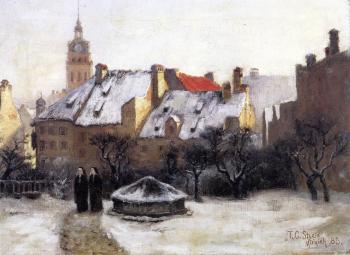 Theodore Clement Steele : Winter Afternoon, Old Munich